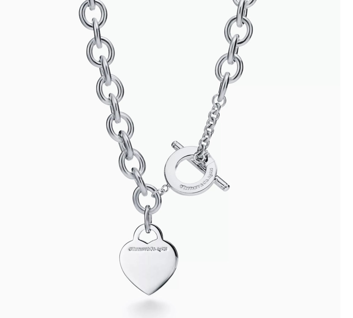 Return to Tiffany heart tag toggle necklace